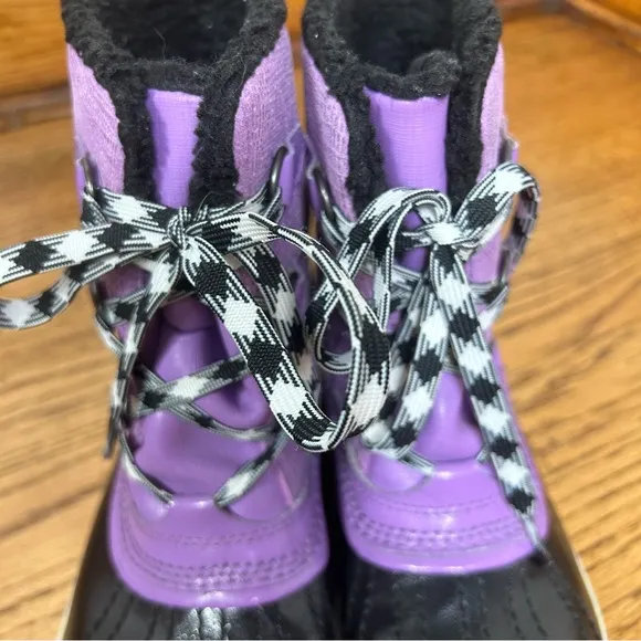 Sorel | Tivoli Mid Purple Lace Up Winter Boots Size 6