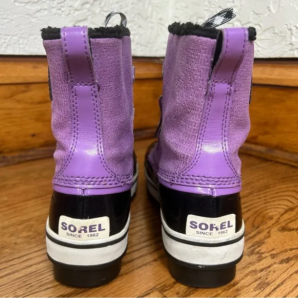 Sorel | Tivoli Mid Purple Lace Up Winter Boots Size 6