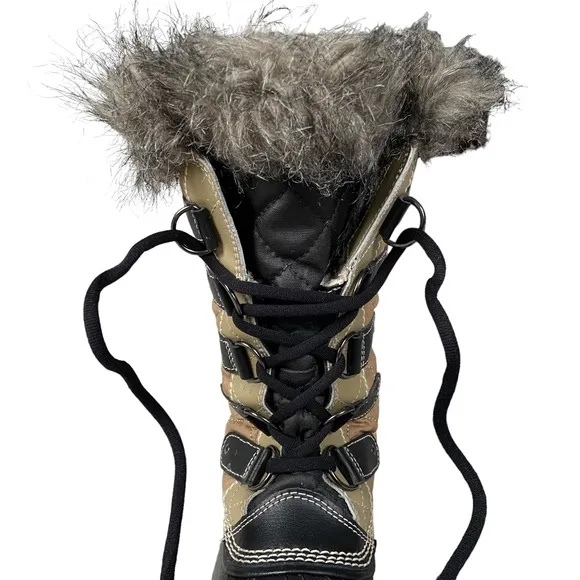 Sorel Tofino ll Waterproof Faux Fur Lined Quilted Rugged Winter Snow Boots 6