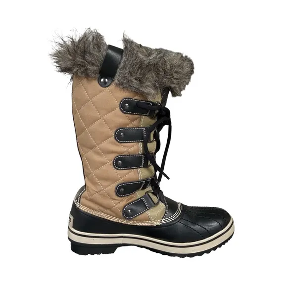 Sorel Tofino ll Waterproof Faux Fur Lined Quilted Rugged Winter Snow Boots 6
