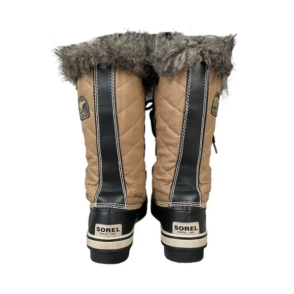 Sorel Tofino ll Waterproof Faux Fur Lined Quilted Rugged Winter Snow Boots 6