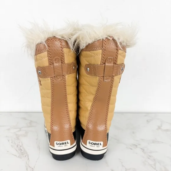 Sorel Tofino Youth Waterproof Winter Faux Fur Boots Sz 3