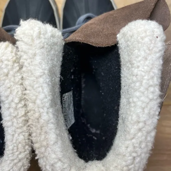 Sorel WATERPROOF Faux Fur Womens Size 7 Winter Boots Shoes Brown Gray