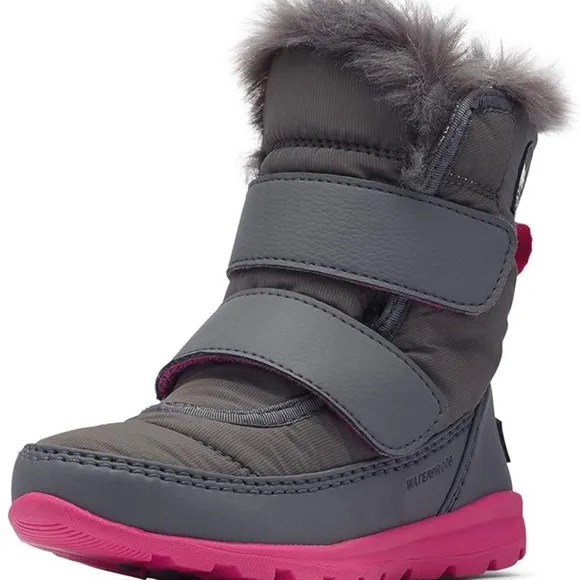 Sorel Whitney II Gray and Pink Winter Boots Sz 11