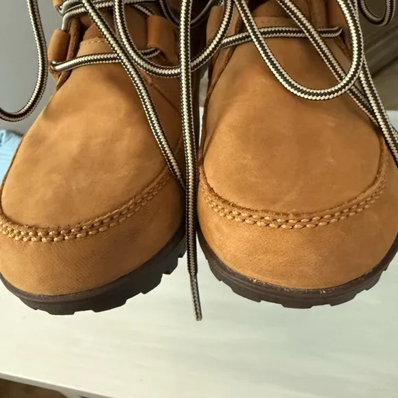 Sorel Women’s Boots Meadow Lace Camel Waterproof Leather Lace Up