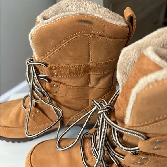 Sorel Women’s Boots Meadow Lace Camel Waterproof Leather Lace Up