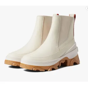 Sorel Womens Brex Chelsea Boots Natural and Sea Salt 9‎ M NEW Retail $180