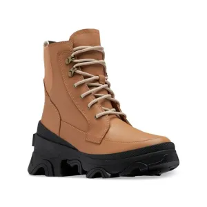 Sorel Women's Brex Mixed Media Lace-Up Boots, Tawny Buff Black, 7.5M