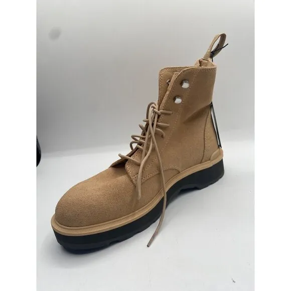 Sorel Women's Hi-Line Canoe/Tawny Buff Leather Lace Up Boots Shoes Size 10 NWT