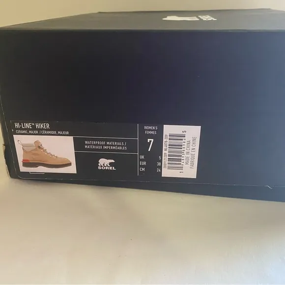 Sorel Women's Hi-Line Hiker Waterproof Boot - Umber/Tawny Buff New Size 7