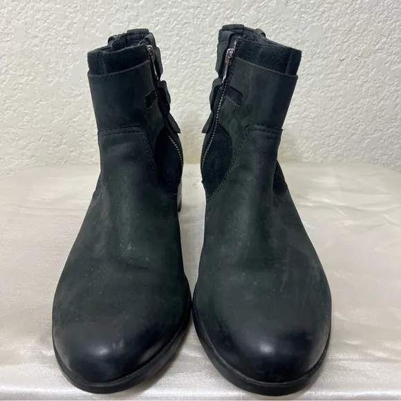 SOREL WOMEN'S LOLLA NL3080 WATER PROOF ANKLE BOOTS BLACK SIZE 10