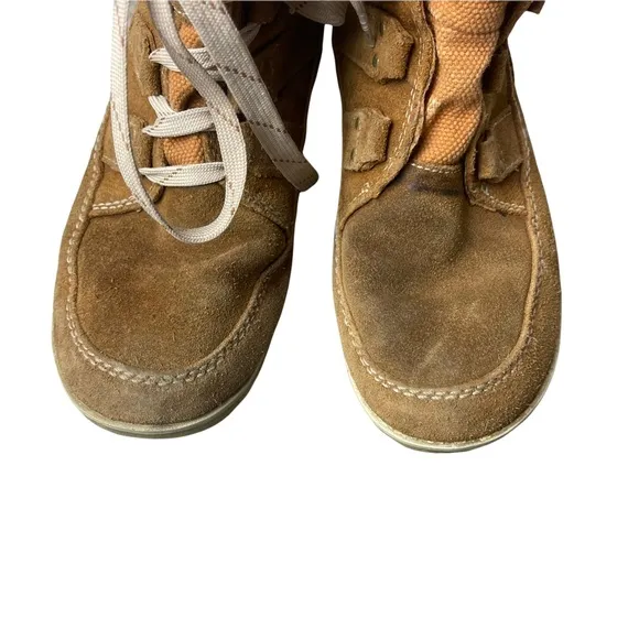 SOREL Women's NL2208-286 Tan Meadow Lace Snow Winter Boots Size 8-Pre-Owned