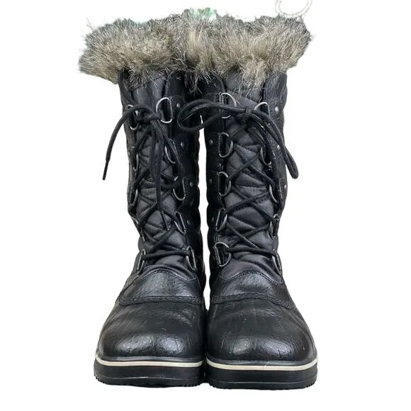 Sorel Women’s Tofino II Black Winter Boots Size US 10.5