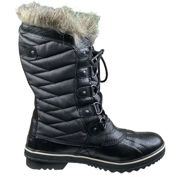 Sorel Women’s Tofino II Black Winter Boots Size US 10.5