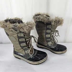 Sorel Women's Tofino II Boots olive and gray size 7