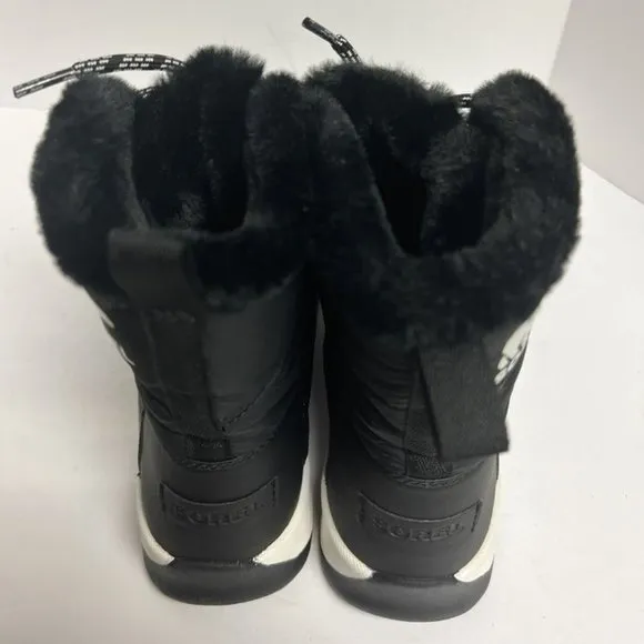 Sorel Women's Whitney II Short Lace Winter Boots Black, Size 9 M