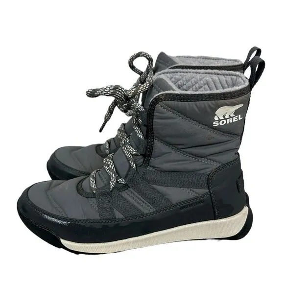 Sorel Women's Whitney II Short Lace Waterproof Boots Quarry size 6