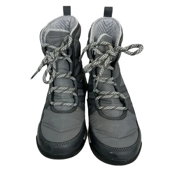 Sorel Women's Whitney II Short Lace Waterproof Boots Quarry size 6