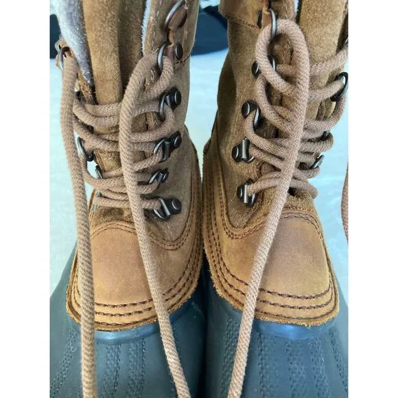 Sorel | Women's Winter Fancy Lace II Mid Calf Boot, Genuine Leather | 10.5