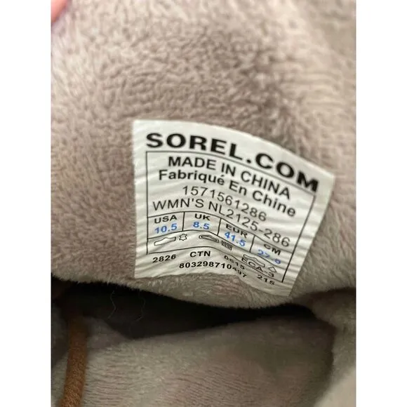Sorel | Women's Winter Fancy Lace II Mid Calf Boot, Genuine Leather | 10.5