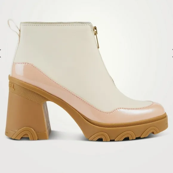 Sorel Zippered Leather Booties