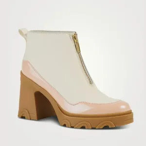 Sorel Zippered Leather Booties