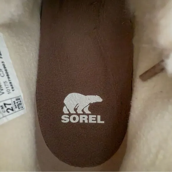 Sorel Evie II Cozy Ankle Boots Omega Taupe Wet Sand Waterproof Boots Size 10
