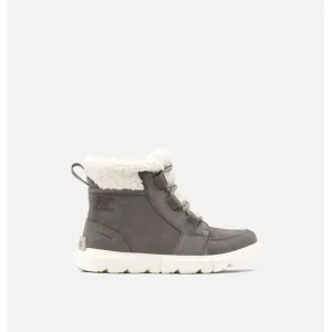 Sorel Explorer II Carnival Cozy 1959391-052 Women's Gray Shearling Boots EEE3727