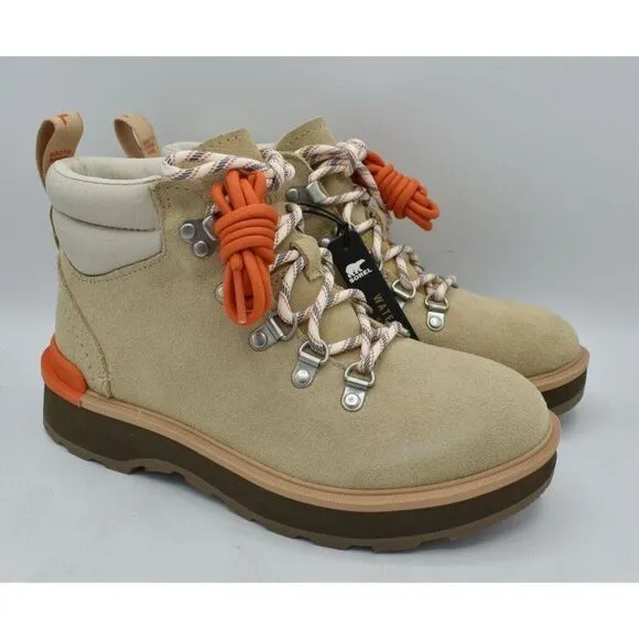 Sorel Womens Size 10 Hi-Line Ceramic Major Suede Waterproof Mid Hiking Boots