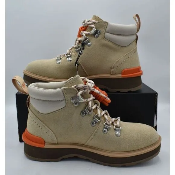 Sorel Womens Size 10 Hi-Line Ceramic Major Suede Waterproof Mid Hiking Boots
