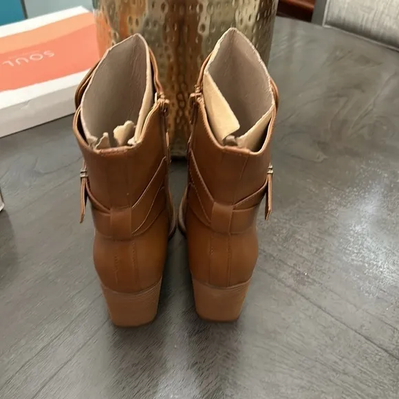 SOUL Naturalizer Mocha Women's Mid Shaft Boots (Wide)