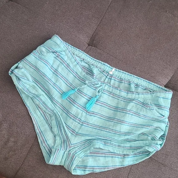 Spell designs island boho short turquoise stripe L