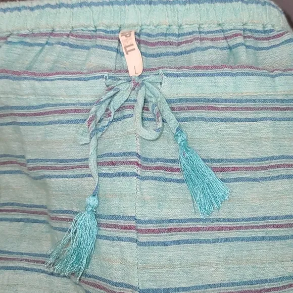 Spell designs island boho short turquoise stripe L