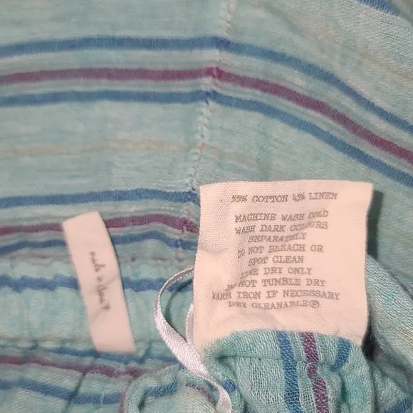 Spell designs island boho short turquoise stripe L
