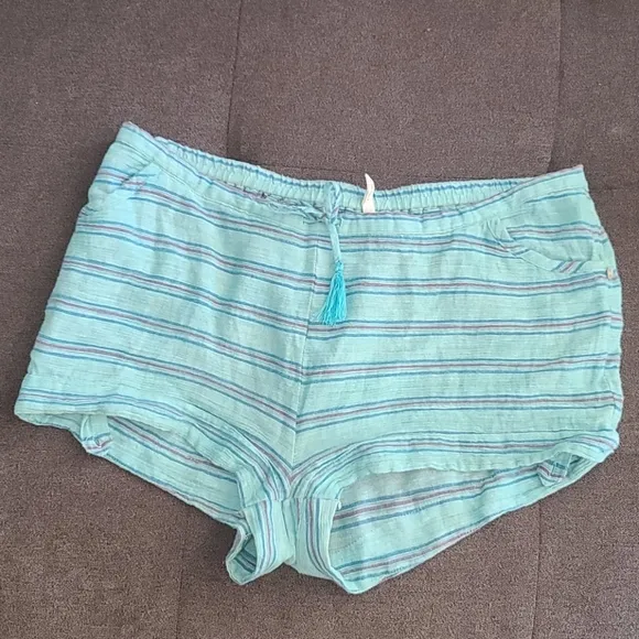 Spell designs island boho short turquoise stripe L