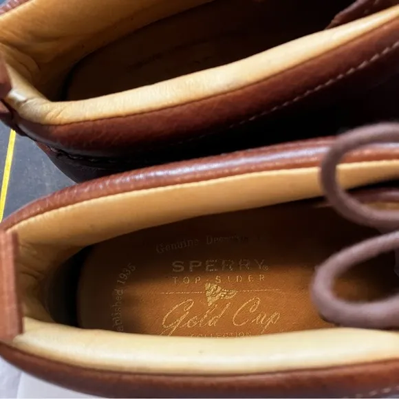 Sperry Gold Ox Chukka Boots - 12M - Chestnut