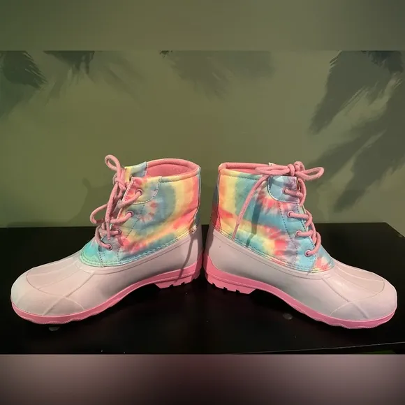 Sperry Port Boot Tie Dye Size 5 (Kids)