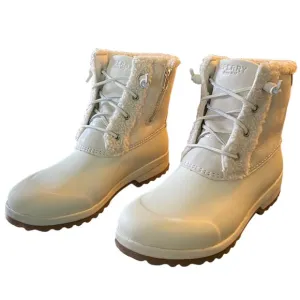 Sperry Top Sider Maritime Repel Teddy Boots Ivory Size 9.5