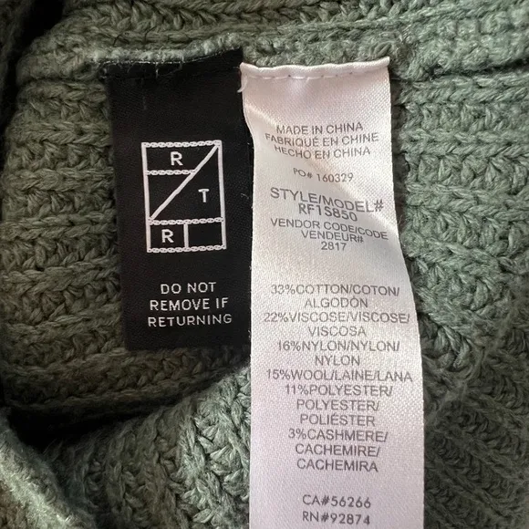 Splendid Darla Sweater – Olive Green – Size Small – Cozy &amp; Stylish!