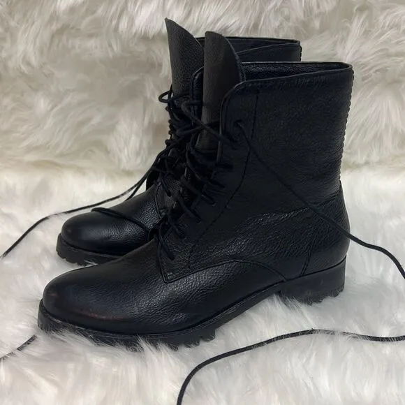 Splendid Long Laces Combat boots Size 8 D19