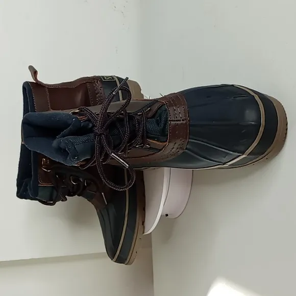 Sporto -Duck -Thermolite - Waterproof Bootie - Blue &amp; Brown - Women - size 8