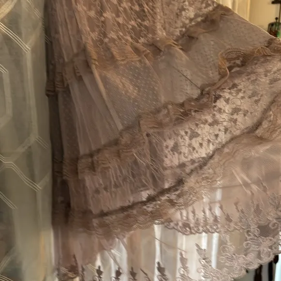 🪻Spring ready! 🌸 Lace Boho Purple Skirt, size Medium, Paper Lace Boutique, EUC