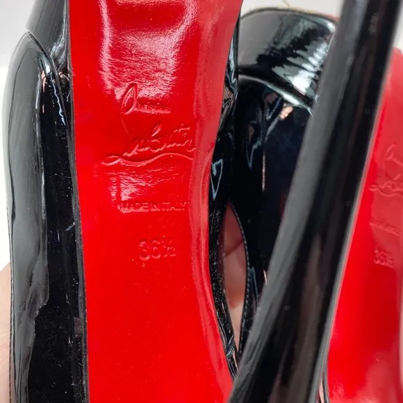 🌷❤️‍🔥SPRING SALE 🔥 FINAL PRICE🌷Christian Louboutin Lady Peep 150 Heels 36.5