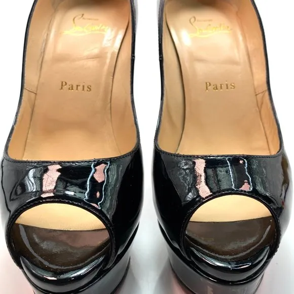 🌷❤️‍🔥SPRING SALE 🔥 FINAL PRICE🌷Christian Louboutin Lady Peep 150 Heels 36.5