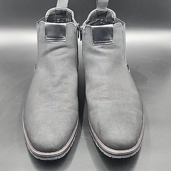 Stacy Adams Oakhurst Boots Chukka Style 21441-001 Size 11 Memory Foam Black