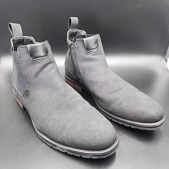 Stacy Adams Oakhurst Boots Chukka Style 21441-001 Size 11 Memory Foam Black
