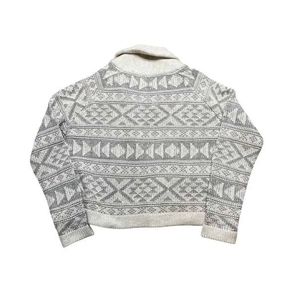 STETSON Cropped Shawl Collar Cardigan Wool Blend Size Medium