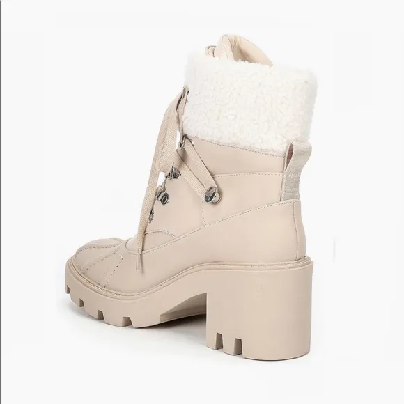 Steve Madden Combat Boot Northern‎ Faux Fur