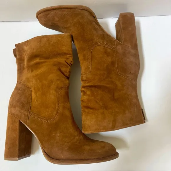 Steve Madden Vector Boot in Chestnut Suede Size 9.5