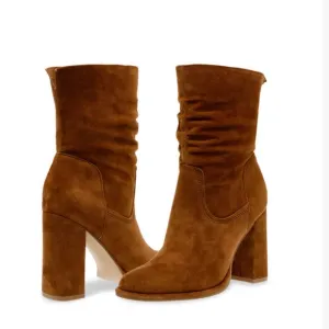 Steve Madden Vector Boot in Chestnut Suede Size 9.5